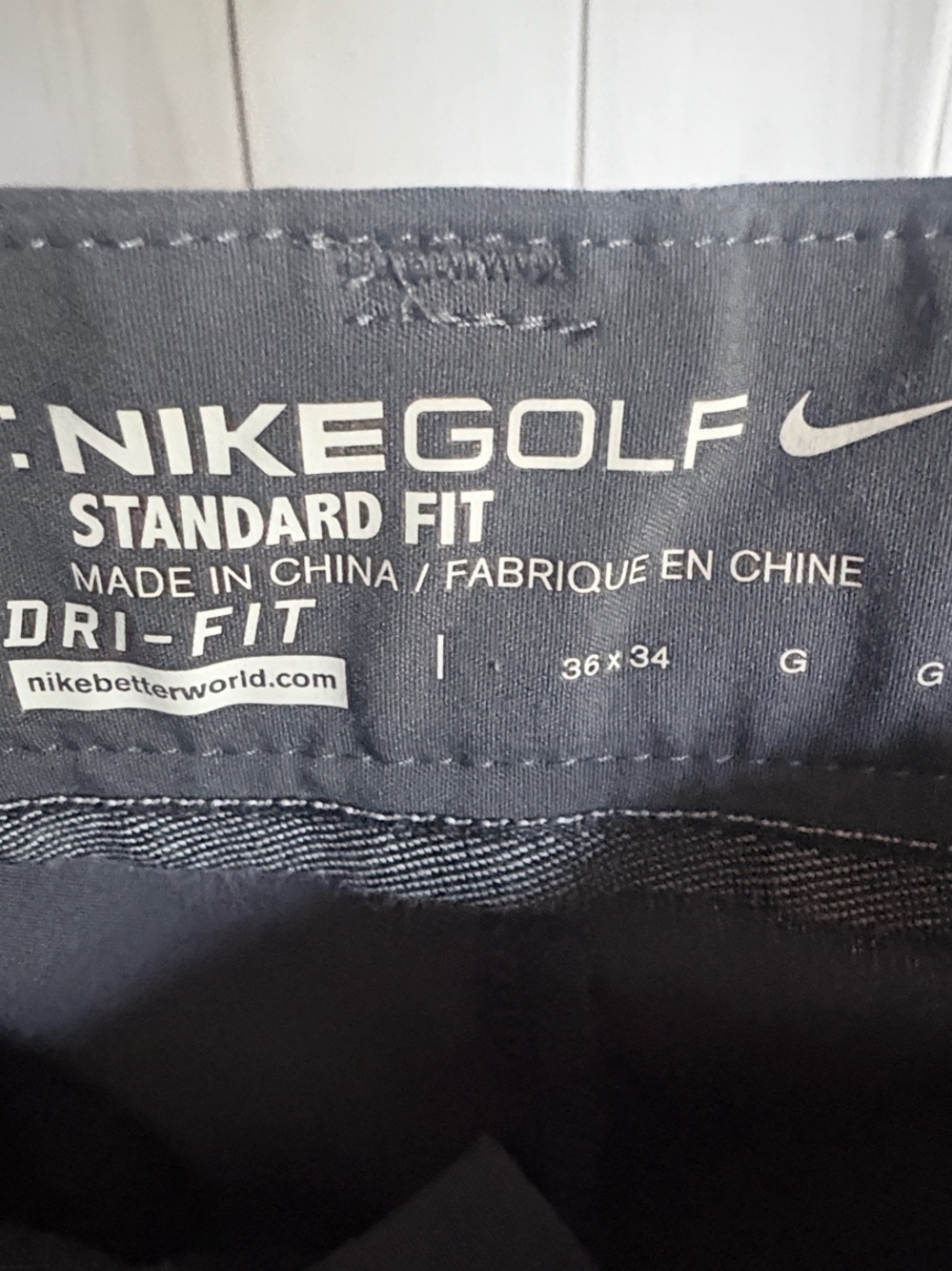 Nike Men's Straight-Leg Pants — Gray - Picture 4 of 4